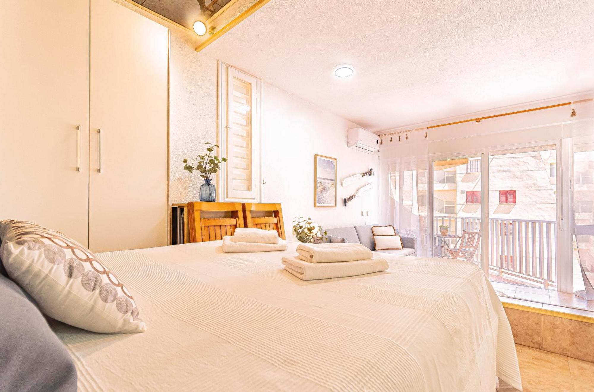 La Pecera - La Manga Del Mar Menor - Edificio Monaco - Kilometro 7 - Cama Plegable Y Sofa-Camaアパートメント エクステリア 写真