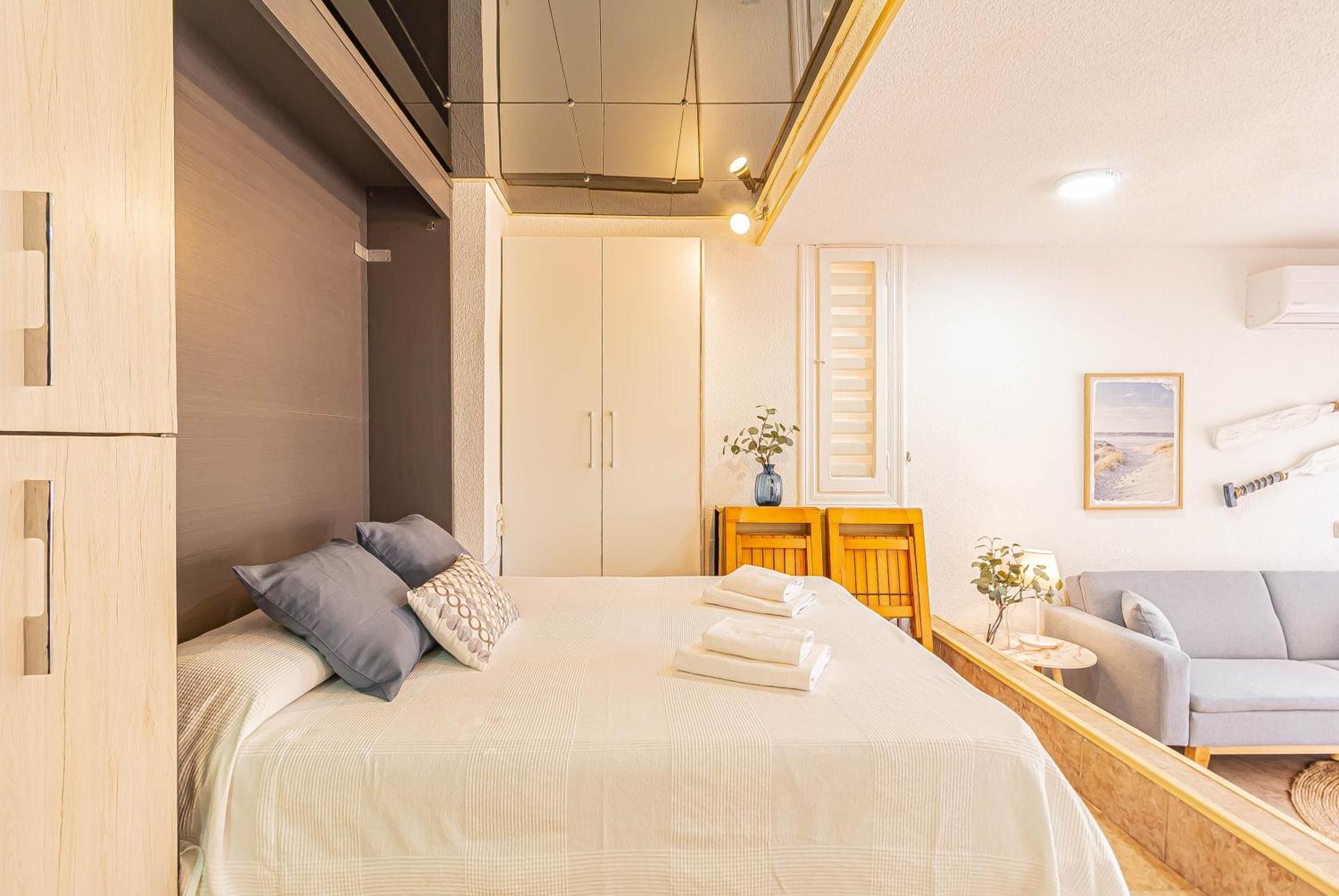 La Pecera - La Manga Del Mar Menor - Edificio Monaco - Kilometro 7 - Cama Plegable Y Sofa-Camaアパートメント エクステリア 写真