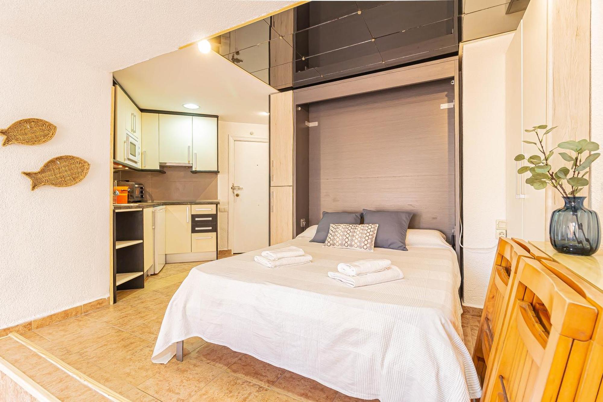 La Pecera - La Manga Del Mar Menor - Edificio Monaco - Kilometro 7 - Cama Plegable Y Sofa-Camaアパートメント エクステリア 写真