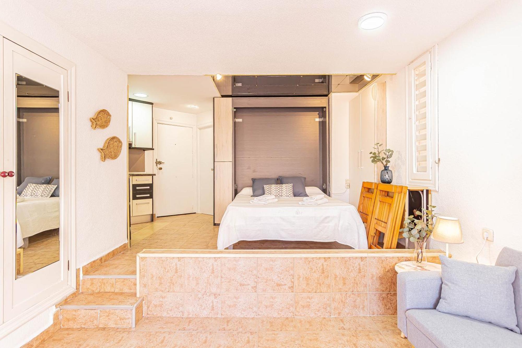 La Pecera - La Manga Del Mar Menor - Edificio Monaco - Kilometro 7 - Cama Plegable Y Sofa-Camaアパートメント エクステリア 写真