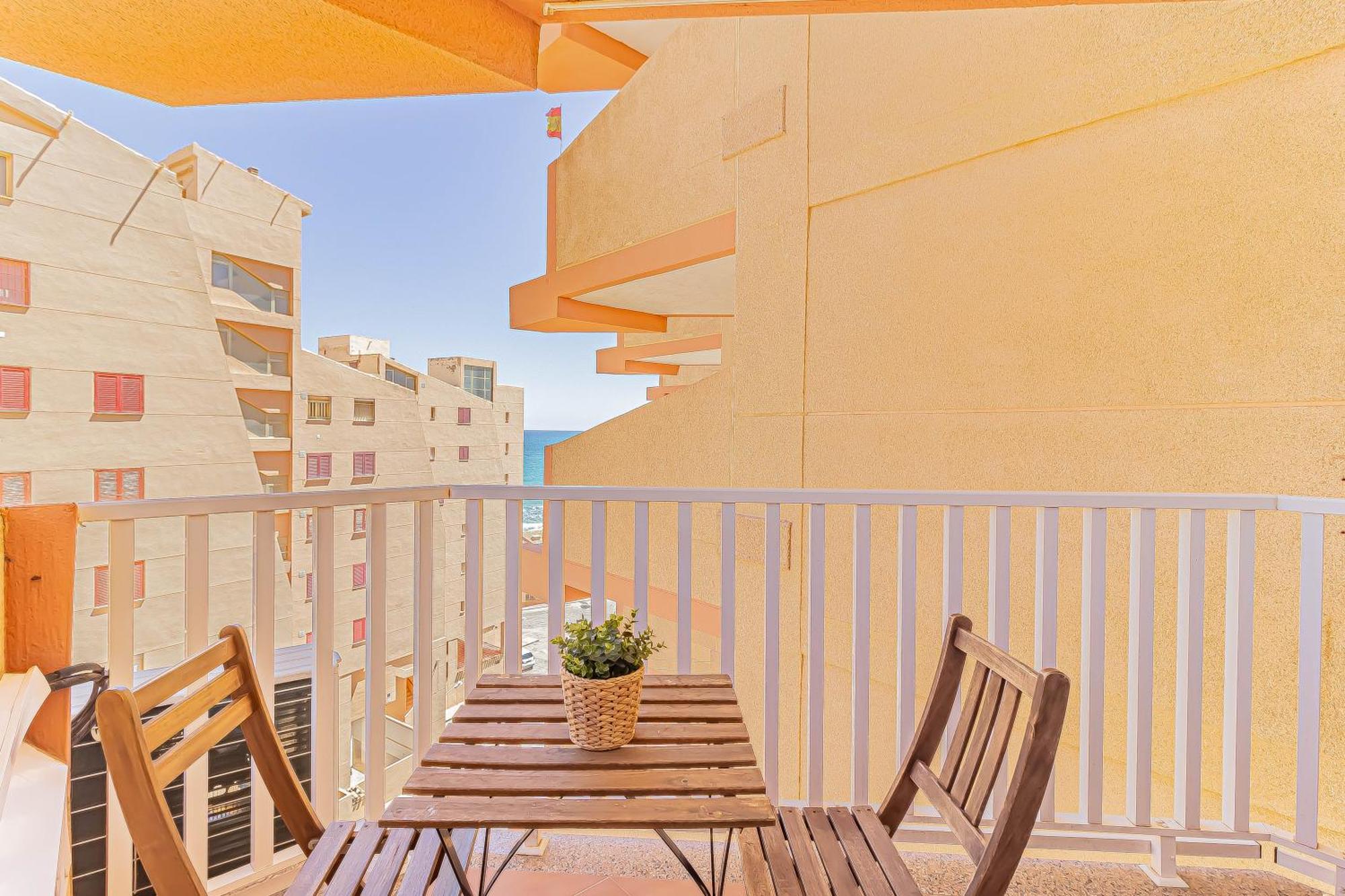 La Pecera - La Manga Del Mar Menor - Edificio Monaco - Kilometro 7 - Cama Plegable Y Sofa-Camaアパートメント エクステリア 写真