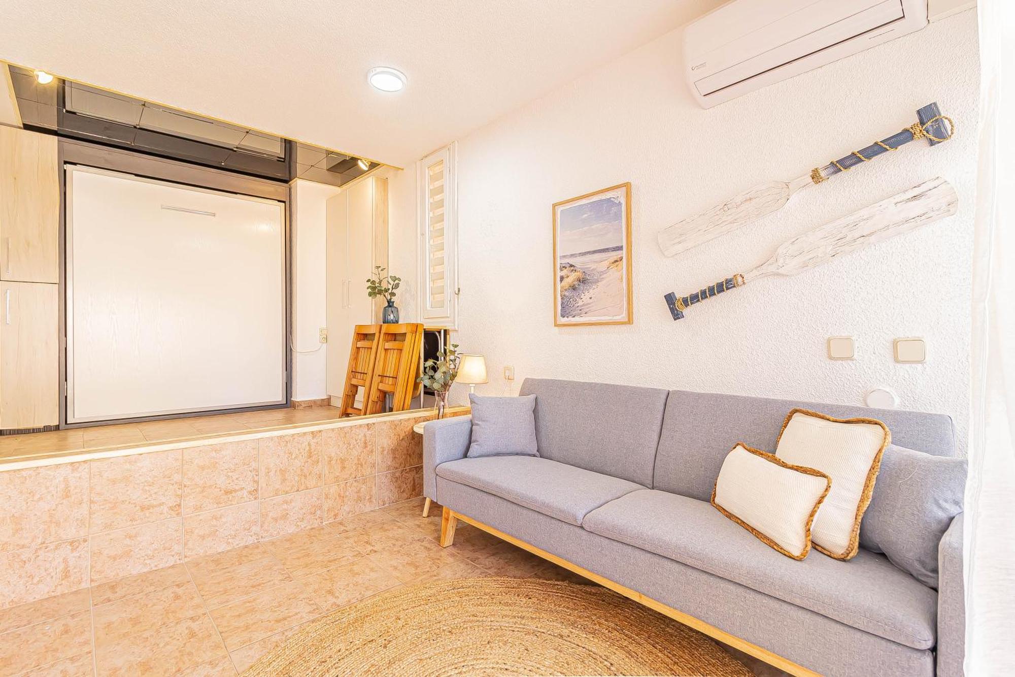 La Pecera - La Manga Del Mar Menor - Edificio Monaco - Kilometro 7 - Cama Plegable Y Sofa-Camaアパートメント エクステリア 写真