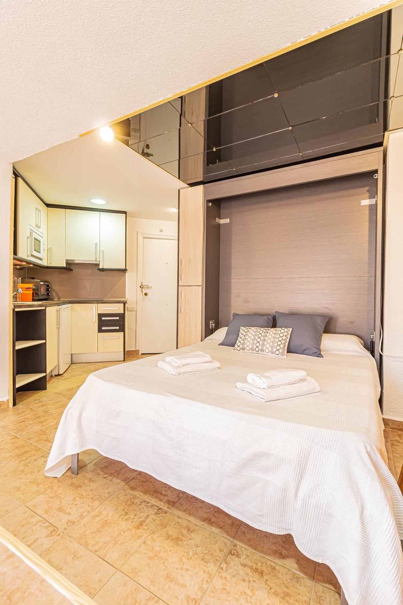La Pecera - La Manga Del Mar Menor - Edificio Monaco - Kilometro 7 - Cama Plegable Y Sofa-Camaアパートメント エクステリア 写真