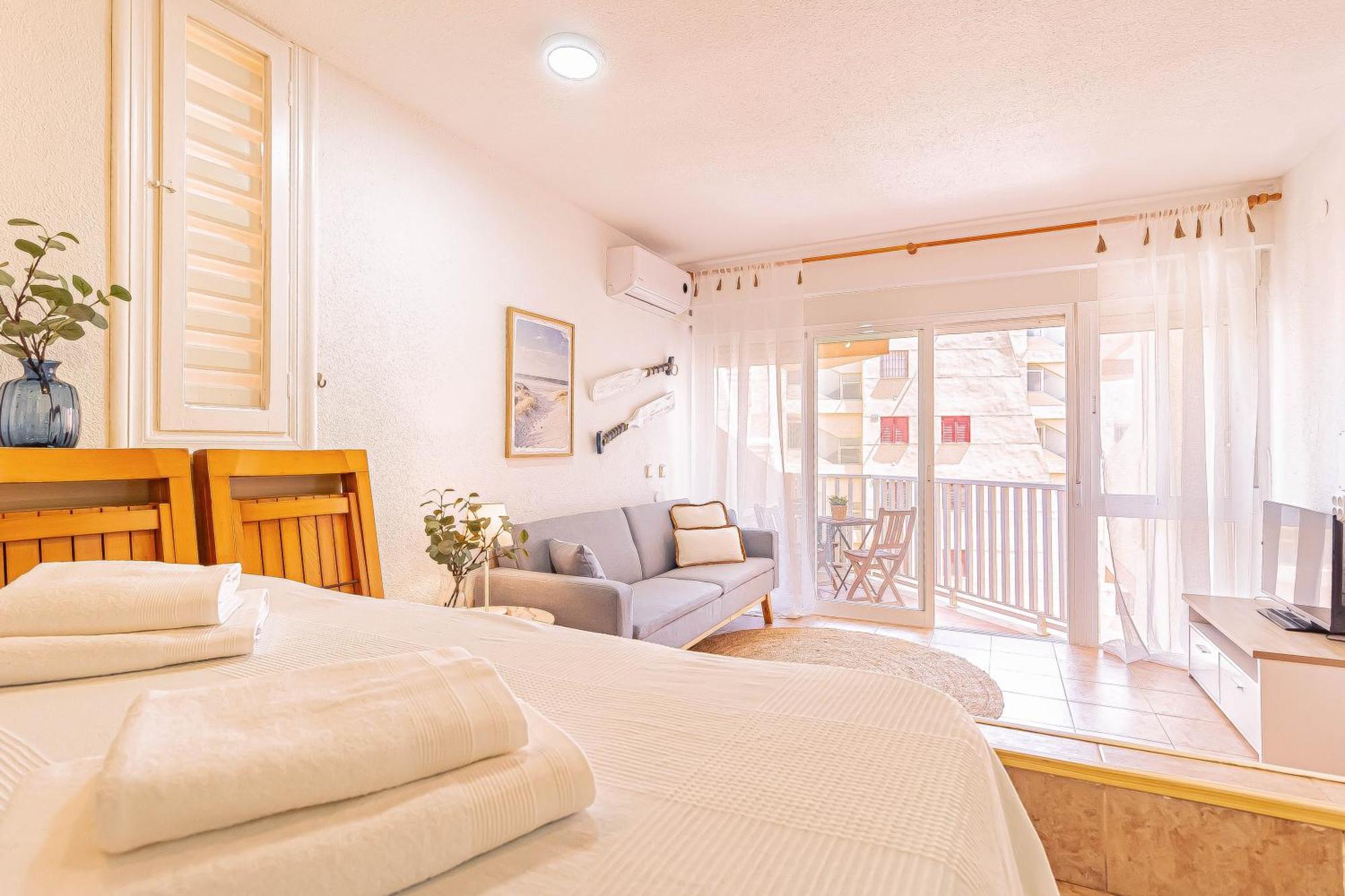 La Pecera - La Manga Del Mar Menor - Edificio Monaco - Kilometro 7 - Cama Plegable Y Sofa-Camaアパートメント エクステリア 写真