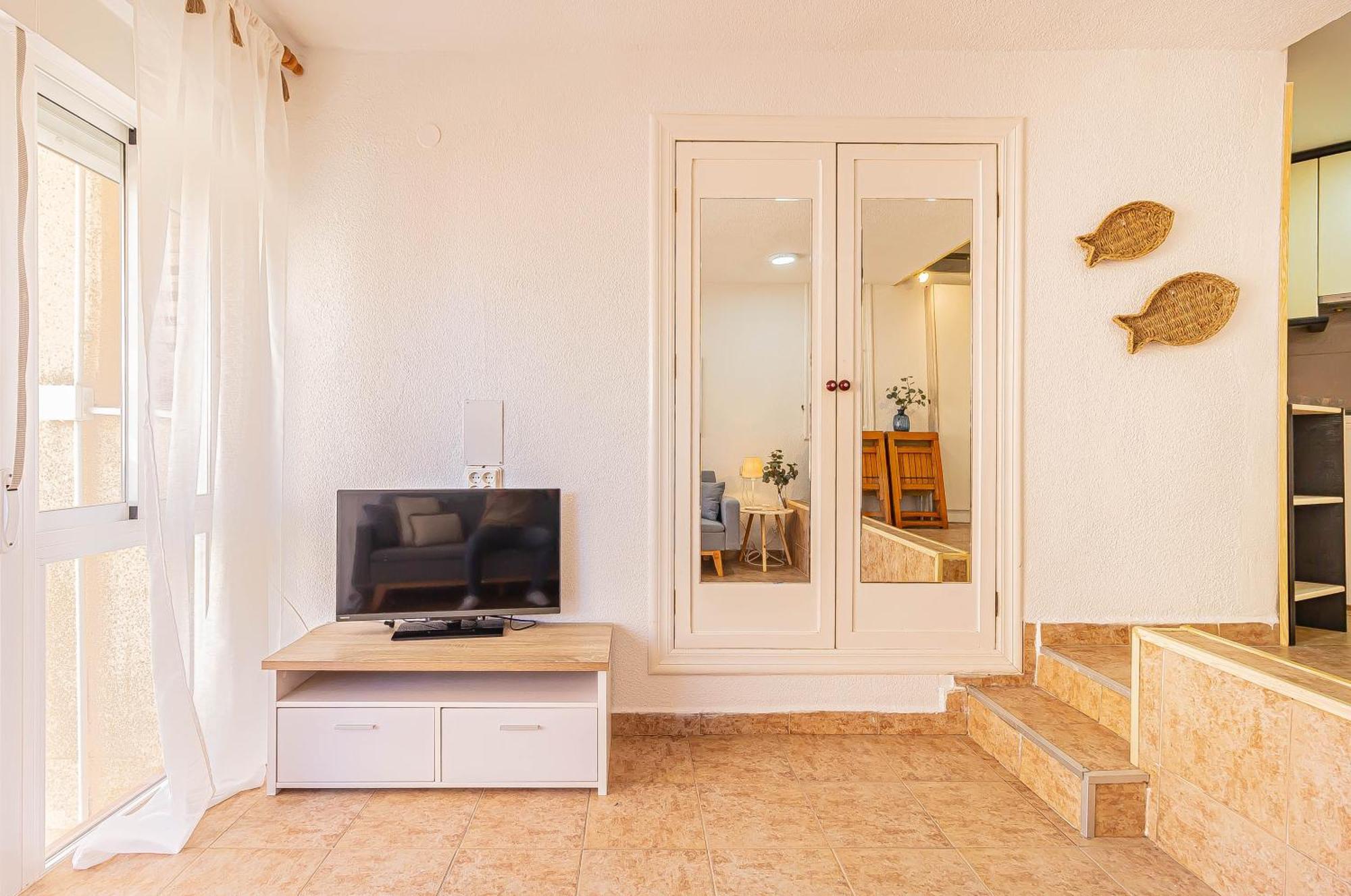 La Pecera - La Manga Del Mar Menor - Edificio Monaco - Kilometro 7 - Cama Plegable Y Sofa-Camaアパートメント エクステリア 写真